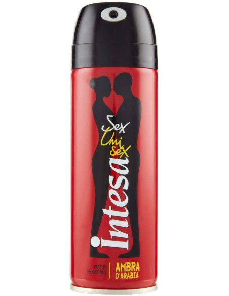 intesa sex unisex deodorante spray 125ml ambra profumo sensuale che attrae: tuttocasashop.it: igiene e cura della persona