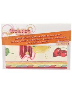 evolution asciuga facile xxl 48x68cm - canovaccio in microfibra - assortiti: tuttocasashop.it: pulizia e cura della casa