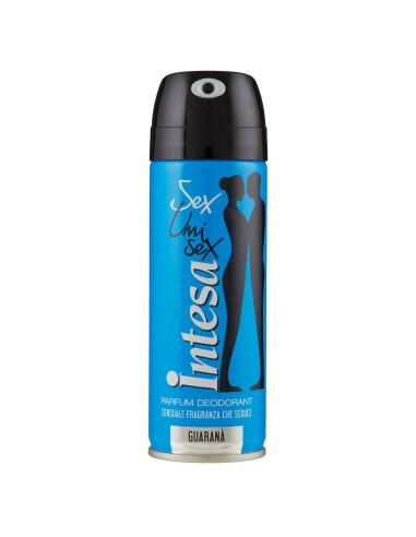 intesa sex unisex deodorante spray 125ml guarana' sensuale che seduce: tuttocasashop.it: igiene e cura della persona
