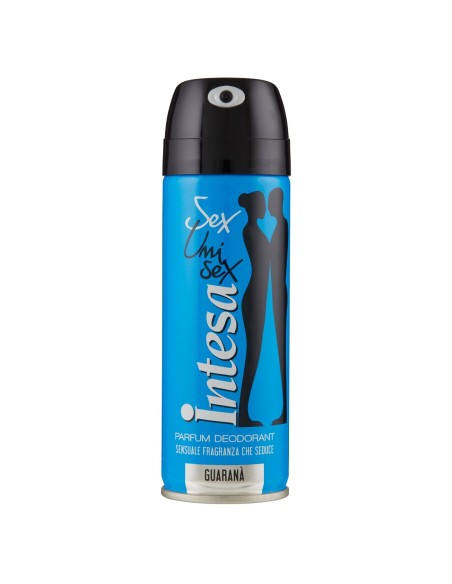 intesa sex unisex deodorante spray 125ml guarana' sensuale che seduce: tuttocasashop.it: igiene e cura della persona