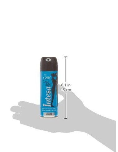 intesa sex unisex deodorante spray 125ml guarana' sensuale che seduce: tuttocasashop.it: igiene e cura della persona
