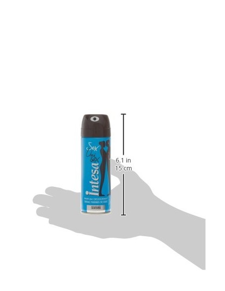 intesa sex unisex deodorante spray 125ml guarana' sensuale che seduce: tuttocasashop.it: igiene e cura della persona
