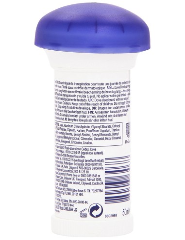 dove deodorante in crema 50ml - original - classico: tuttocasashop.it: igiene e cura della persona