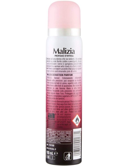 malizia deodorante spray donna - 100ml - certezza: tuttocasashop.it: igiene e cura della persona