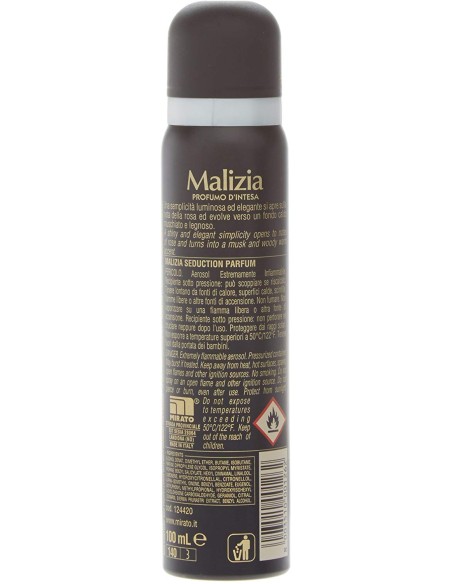 malizia deodorante spray donna - 100ml - toujours: tuttocasashop.it: igiene e cura della persona