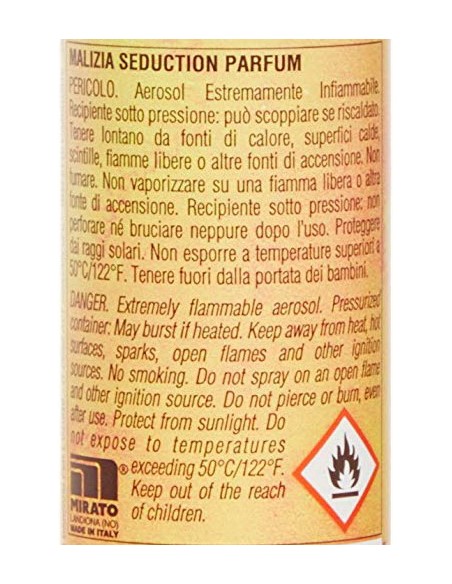 malizia deodorante spray donna - 100ml - vaniglia: tuttocasashop.it: igiene e cura della persona