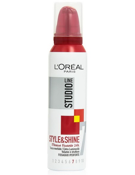 studio line spuma per capelli 150ml - fissaggio iper forte: tuttocasashop.it: igiene e cura della persona
