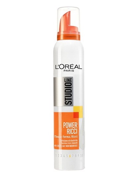 studio line spuma per capelli 150ml - power ricci - mousse forma ricci: tuttocasashop.it: igiene e cura della persona