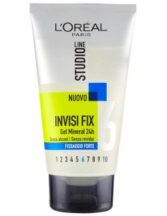 studio line gel per capelli - 150ml - n.6 - invisi fix forte mineral 24h: tuttocasashop.it: igiene e cura della persona