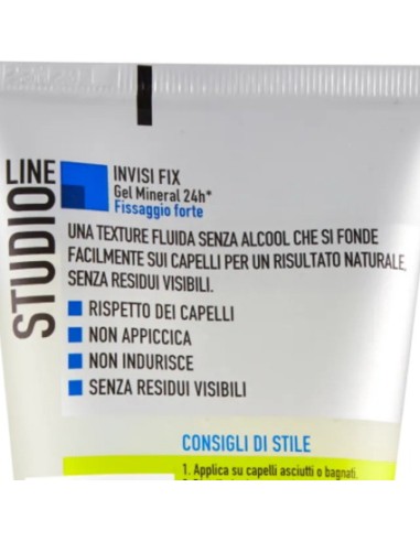 studio line gel per capelli - 150ml - n.6 - invisi fix forte mineral 24h: tuttocasashop.it: igiene e cura della persona