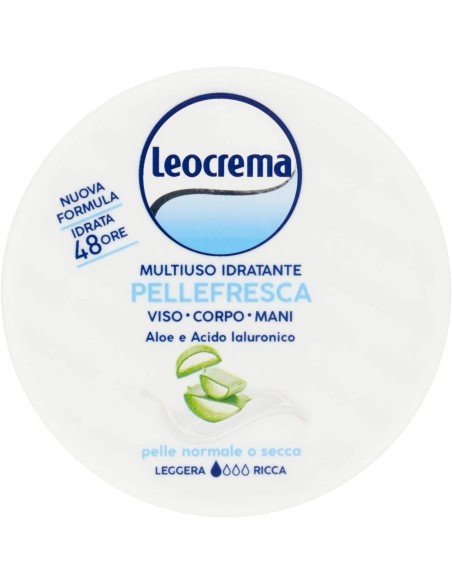 leocrema pellefresca crema multiuso vaso 150ml - bianca: tuttocasashop.it: igiene e cura della persona