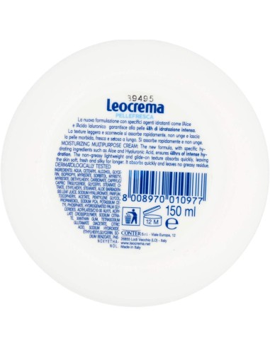 leocrema pellefresca crema multiuso vaso 150ml - bianca: tuttocasashop.it: igiene e cura della persona