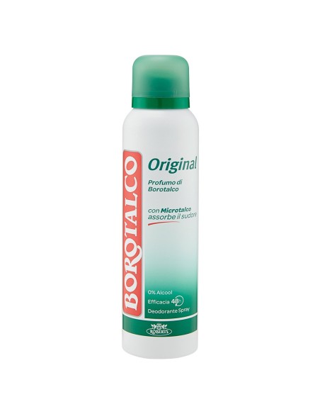 borotalco deodorante spray 150ml - original 48h microtalco assorbe il sudore: tuttocasashop.it: igiene e cura della persona