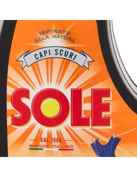 sole detersivo liquido 16 lavaggi 1l - capi scuri o neri: tuttocasashop.it: prodotti per bucato e tessuti
