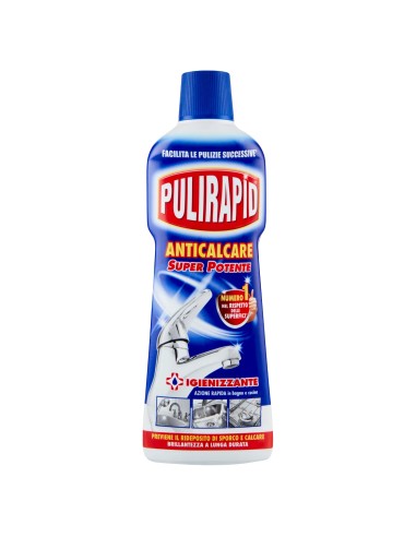 pulirapid detergente anticalcare liquido - 750ml - classico: tuttocasashop.it: pulizia e cura della casa