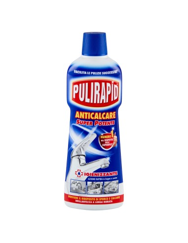 pulirapid detergente anticalcare liquido - 750ml - classico: tuttocasashop.it: pulizia e cura della casa