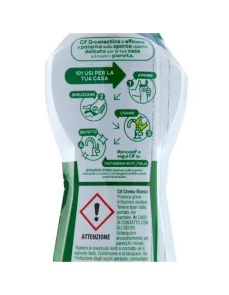 cif crema detergente cremoso - 750ml - classico: tuttocasashop.it: pulizia e cura della casa
