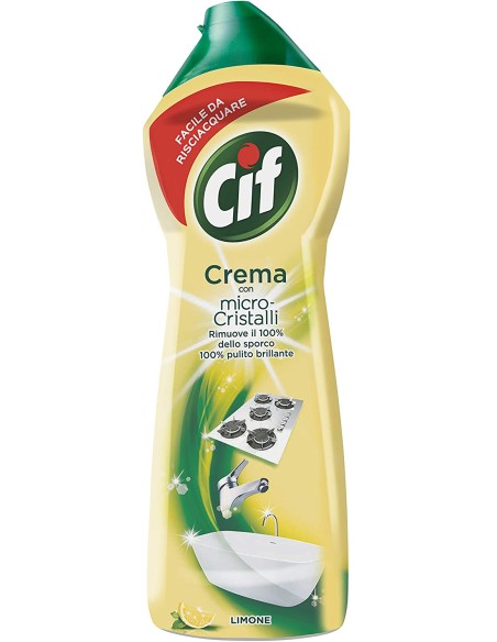 cif crema detergente cremoso - 750ml - limone: tuttocasashop.it: pulizia e cura della casa