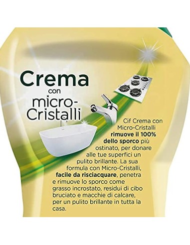 cif crema detergente cremoso - 750ml - limone: tuttocasashop.it: pulizia e cura della casa