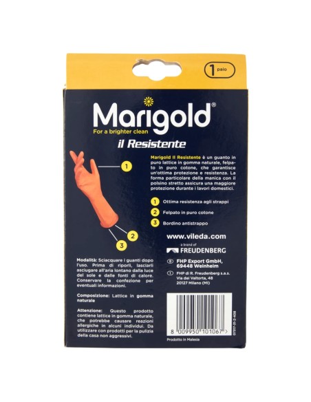 marigold resistente guanti taglia m 7.5 media: tuttocasashop.it: pulizia e cura della casa