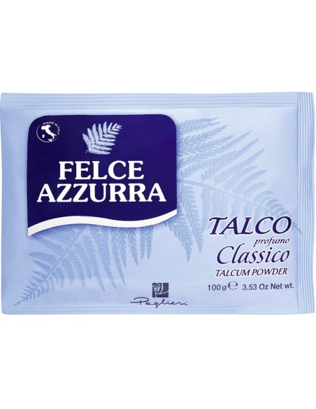 felce azzurra talco - busta da 100 grammi - classico: tuttocasashop.it: igiene e cura della persona