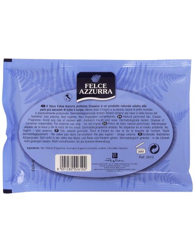 felce azzurra talco - busta da 100 grammi - classico: tuttocasashop.it: igiene e cura della persona