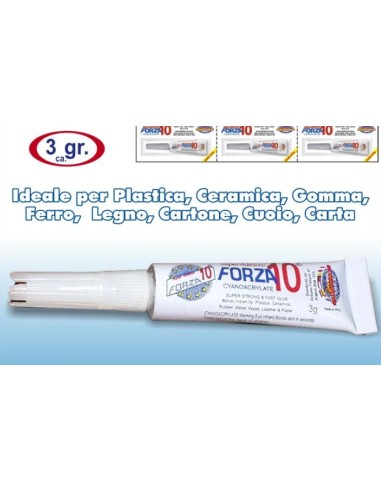 forza10 super adesivo istantaneo - 3 grammi - multimateriale: tuttocasashop.it: altro - bazar