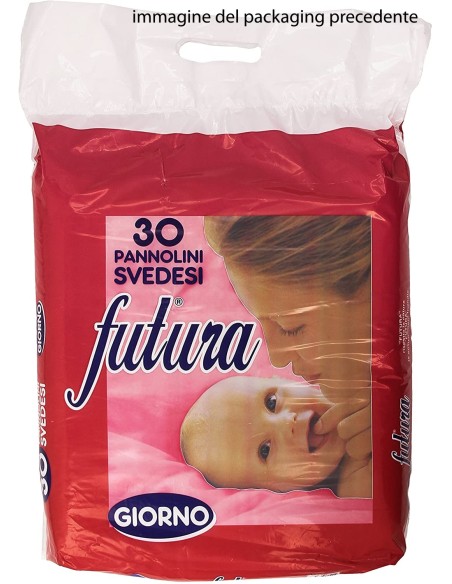 futura pannolini svedesi striscia giorno - 30pz - incontinenza o post parto: tuttocasashop.it: igiene e cura della persona