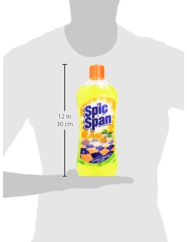spic&span detergente liquido per pavimenti 1l - cedro e bergamotto: tuttocasashop.it: pulizia e cura della casa