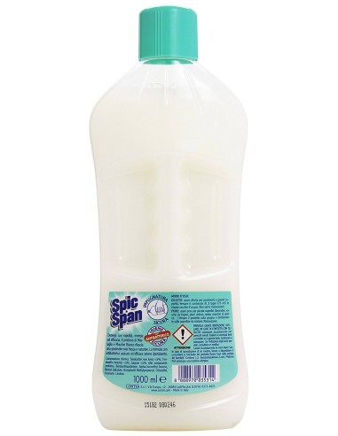 spic&span detergente liquido per pavimenti 1l - marsiglia e muschio bianco: tuttocasashop.it: pulizia e cura della casa
