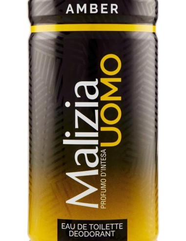 malizia uomo deodorante spray - 150ml - amber: tuttocasashop.it: igiene e cura della persona