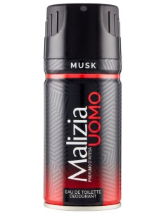 malizia uomo deodorante spray - 150ml - musk: tuttocasashop.it: igiene e cura della persona