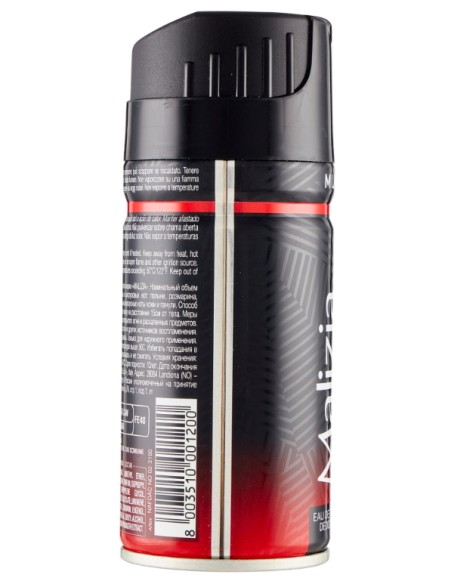malizia uomo deodorante spray - 150ml - musk: tuttocasashop.it: igiene e cura della persona