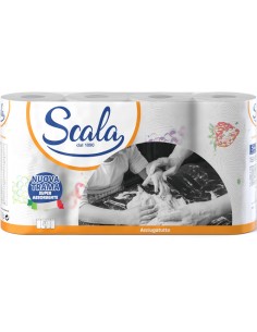 scala carta casa trapuntata asciugatutto - 4 rotoli: tuttocasashop.it: carta & monouso