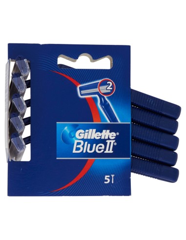 gillette blue ii rasoi radi e getta bilama - 5 pezzi - classic: tuttocasashop.it: igiene e cura della persona