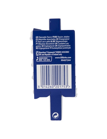 gillette blue ii rasoi radi e getta bilama - 5 pezzi - classic: tuttocasashop.it: igiene e cura della persona