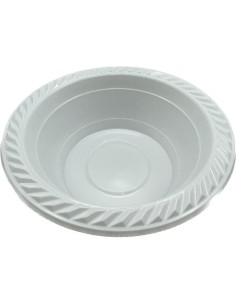 25 ciotole in plastica riutilizzabili - 500cc - diametro 17cm - bianco: tuttocasashop.it: carta & monouso