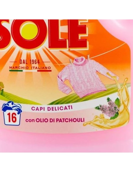 sole detersivo liquido 16 lavaggi 1l - capi delicati - classico: tuttocasashop.it: prodotti per bucato e tessuti