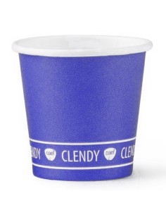 clendy bicchieri caffe' monouso in carta da 75ml - 50 pezzi - blu: tuttocasashop.it: carta & monouso