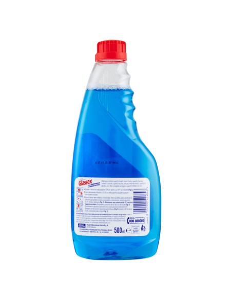 glassex detergente multiuso 500ml - con ammoniaca - ricarica: tuttocasashop.it: pulizia e cura della casa