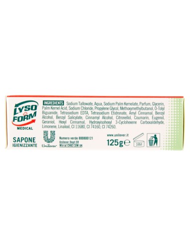 lysoform medical sapone disinfettante 125g: tuttocasashop.it: igiene e cura della persona