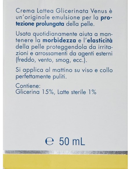 venus crema viso 50ml - glicerinata - protettiva emoliente: tuttocasashop.it: igiene e cura della persona