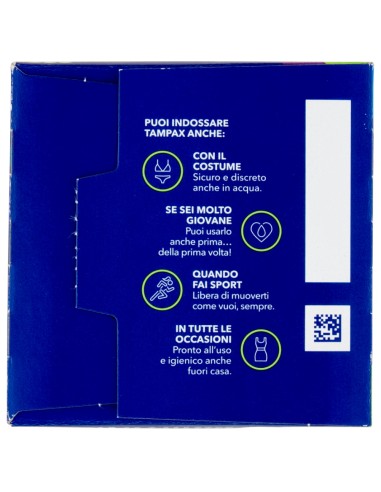 tampax compak assorbenti igienici interni - 16 pezzi - formato super: tuttocasashop.it: igiene e cura della persona