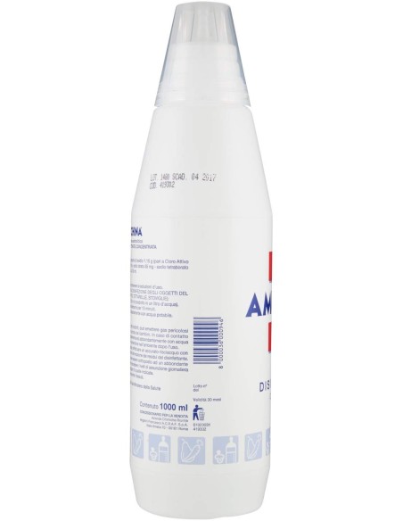 amuchina soluzione disinfettante concentrata - 1 litro: tuttocasashop.it: pulizia e cura della casa
