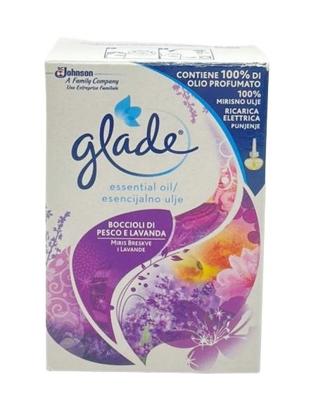 glade electric ricarica deodorante ambienti - 20ml - lavanda & aloe: tuttocasashop.it: pulizia e cura della casa