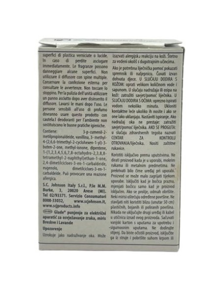 glade electric ricarica deodorante ambienti - 20ml - lavanda & aloe: tuttocasashop.it: pulizia e cura della casa