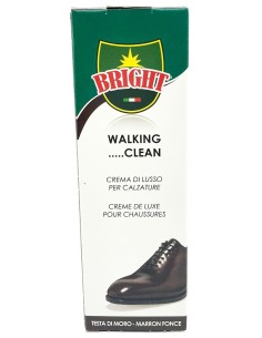 bright lucido per scarpe in crema tubo 50ml - testa di moro - marrone scuro: tuttocasashop.it: prodotti per bucato e tessuti