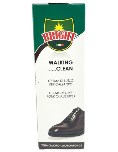 bright lucido per scarpe in crema tubo 50ml - testa di moro - marrone scuro: tuttocasashop.it: prodotti per bucato e tessuti