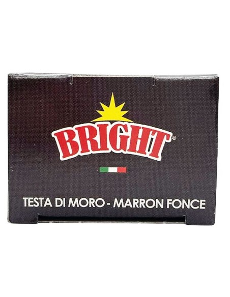 bright lucido per scarpe in crema tubo 50ml - testa di moro - marrone scuro: tuttocasashop.it: prodotti per bucato e tessuti