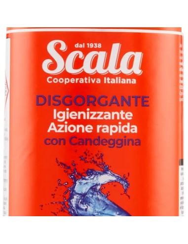 scala disgorgante in gel per tubature 1000ml - con candeggina: tuttocasashop.it: pulizia e cura della casa